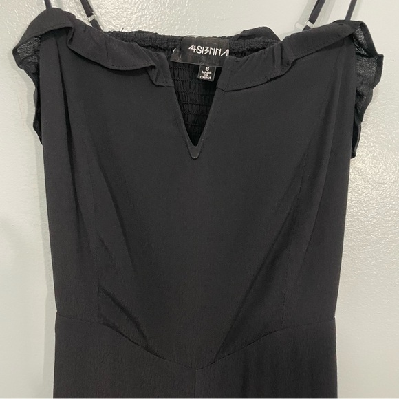 4SI3NNA Black Sleeveless Jumpsuit Size S - Picture 3 of 10